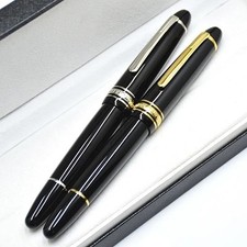 Caneta esferográfica luxuosa MB149 Msk resina preta clássica 4810 nova na caixa tinta escrita fonte comprar usado  Enviando para Brazil