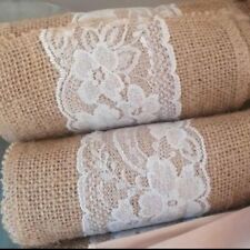 hessian lace table runners for sale hessian lace table runners for sale FOLKESTONE
