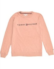 Moletom gráfico feminino Tommy Hilfiger Reino Unido 6 XS laranja AX04 comprar usado  Enviando para Brazil