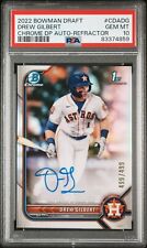 2022 Bowman Chrome Drew Gilbert cartão refrator novato controle remoto automático/499 PSA 10 Gem comprar usado  Enviando para Brazil