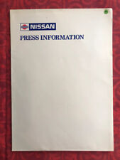 Nissan 200 SX Group A Safari Rally 1987 Press Kit Communiqué Dossier Presse comprar usado  Enviando para Brazil