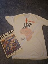 Live aid programme for sale  WIGAN