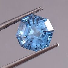AAA Natural Flawless Santa Maria Aquamarine Asscher Cut Loose Gemstone 10x10 MM comprar usado  Enviando para Brazil