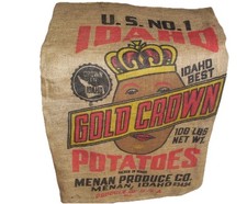 Burlap potato sack for sale  Pocatello