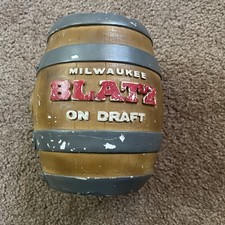 Usado, Barril de cerâmica vintage Milwaukee Blatz On Draft cerveja rara década de 1960 8”x6” comprar usado  Enviando para Brazil
