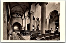 Cartão postal Regensburg Alemanha Schottenkirche St Jakob interior igreja bancos RPPC comprar usado  Enviando para Brazil