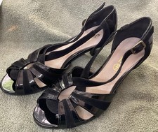 Shoes damart..black patent for sale  CARMARTHEN