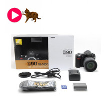 [PERFEITO ESTADO] Nikon D90 12.3MP DSLR Câmera Digital Preta VR 18-105mm Lente Do Japão comprar usado  Enviando para Brazil