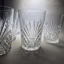 Crystal tumbler glasses for sale  NORWICH