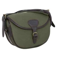 Bolsa de 100 cartuchos Jack Pyke verde lona/cuero cervatillo caza/tiro segunda mano  Embacar hacia Mexico