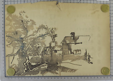Disegno vintage paesaggio usato  Torino