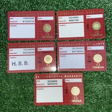 Usado, Cartão vintage certificado garantia relógio Omega autêntico sem data comprar usado  Enviando para Brazil