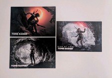 Rise of the Tomb Raider Official 3 Art Card Set XB1 XBox One PS4 comprar usado  Enviando para Brazil
