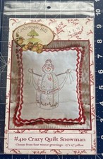 Crazy quilt snowman for sale  Hackett