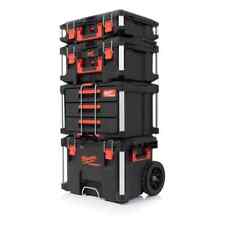 Paquete Milwaukee PACKOUT con sistema de caja de herramientas de 3 piezas y herramienta de 3 cajones negro INT segunda mano  Embacar hacia Mexico