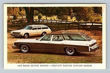 Usado, 1975 Buick Estate Wagon Century Custom Station Wagon Automóvel Cartão Postal Vintage comprar usado  Enviando para Brazil