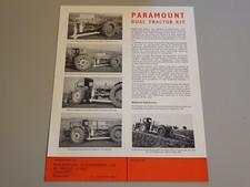 Paramount engineering dual for sale  LOUTH