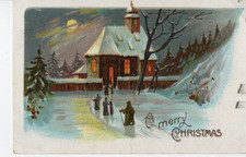 Vintage artist postcard.church for sale  LOANHEAD