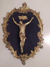 Crocefisso bronzo dorato usato  Como