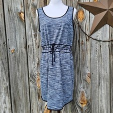Vestido Activewear Athleta Paddle Out Tamanho M Azul Preto Corante Espacial Regata Elástica comprar usado  Enviando para Brazil