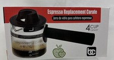 Garrafa de reposição Bene Casa 4 xícaras branca -Jarra de Vidrio para cafetera espresso comprar usado  Enviando para Brazil