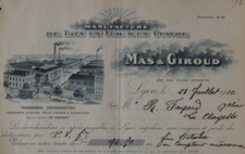 Invoice lyon 1910 d'occasion  Expédié en Belgium