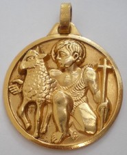 Médaille bronze doré d'occasion  Héric