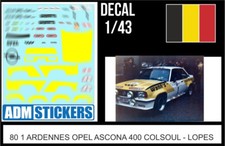 Decal rally ardenne usato  Catania