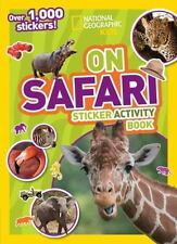 National Geographic Kids On Safari Sticker Activity Book: Over 1,000 Stickers! [ comprar usado  Enviando para Brazil