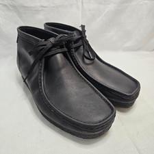 NOVA Bota Clarks Shacre Chukka Tornozelo Moc Toe Couro Preto Fosco Masculina Tamanho 11 M comprar usado NOVA Bota Clarks Shacre Chukka Tornozelo Moc Toe Couro Preto Fosco Masculina Tamanho 11 M comprar usado  Enviando para Brazil