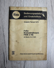 Riginal fella bedienungsanleit gebraucht kaufen  Zeiskam