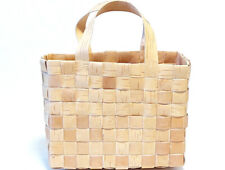Bolsa de compras feminina de madeira casca de bétula produto orgânico feita à mão comprar usado  Enviando para Brazil