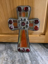 Stained glass cross for sale  Laurel