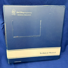 Fichário manual técnico Disney original membro do elenco adereço Imagineering Mickey dd, usado comprar usado  Enviando para Brazil