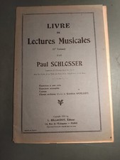 Livre lectures musicales d'occasion  Groslay