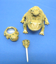 Jeweled brass frog for sale  Kanawha Head