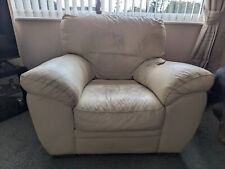 Free cream leather for sale  ROTHERHAM