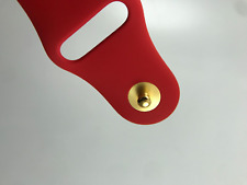 Apple Watch pulseira esportiva original 42mm 44mm 45MM 2ª geração vermelha/faça você mesmo folheada a ouro 18K comprar usado  Enviando para Brazil