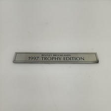 1997 Compatível com Bentley Brookland Interior Trophy Edition Chrome Porta Soleira Emblema Guarnição, usado comprar usado  Enviando para Brazil