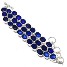 Blau edelstein armband gebraucht kaufen  Hannover