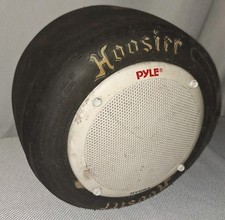 Vintage Hoosier Kart Pneu Slicks Com Alto-falante Externo 10" Garagem Mancave, usado comprar usado  Enviando para Brazil