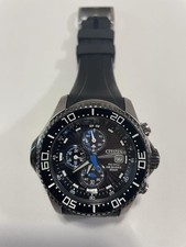 CITIZEN Eco-Drive Promaster relógio cronógrafo mergulhador preto silicone usado autêntico comprar usado  Enviando para Brazil