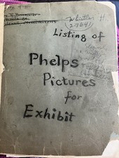 William Preston Phelps Manuscript Notes Art Exhibit Whistler House Lowell 1950, usado comprar usado  Enviando para Brazil