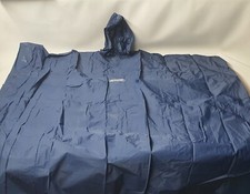 Poncho unisex blu usato  Villafranca Sicula