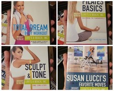 Pilates PRO CHAIR Makeover Program Set Of 4 DVDs Life's a Beach Fitness comprar usado  Enviando para Brazil