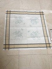 Kit de toalha de mesa bordado 31 "x31" cesta flor floral sem fio comprar usado  Enviando para Brazil