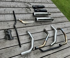 harley davidson exhaust pipes for sale  AYR