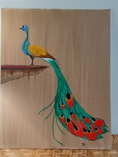 Original peacock painting for sale  Kalamazoo