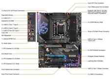 Usado, Placa-mãe Intel MSI MPG Z590 GAMING EDGE WIFI LGA 1200 Intel Z590 SATA 6Gb ATX comprar usado  Enviando para Brazil