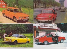Zestaw 16 różnych pocztówek Skoda 110 120L 130 LR 1000 MB na sprzedaż  Wysyłka do Poland